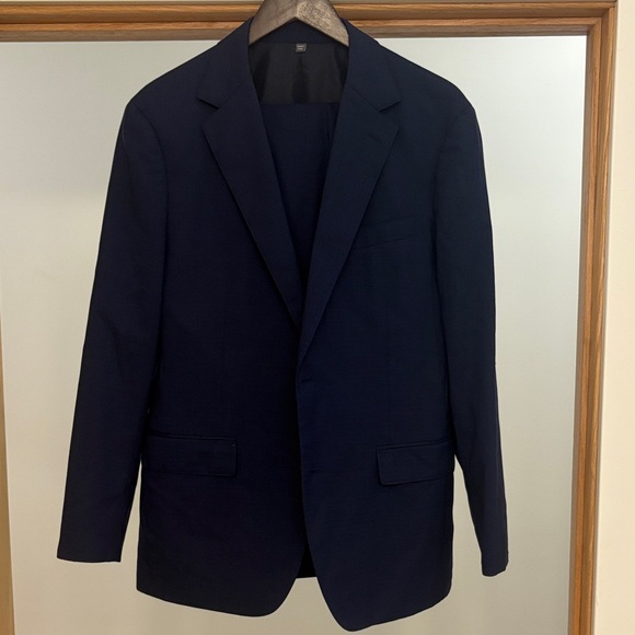 Navy Checker Mens Bonobos Suit